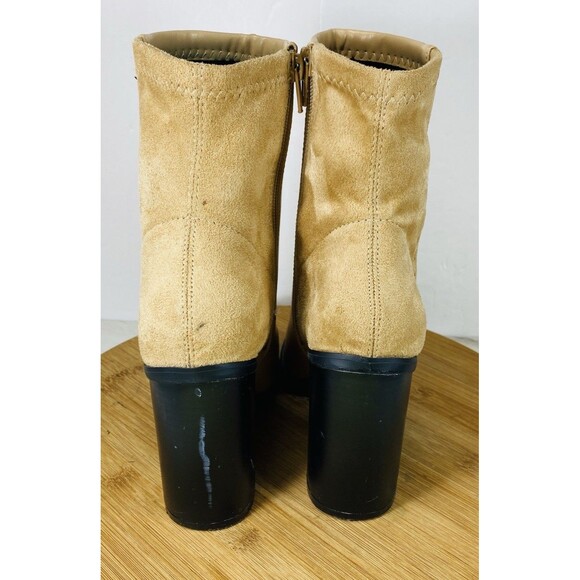SO ME Nude Bootie Size 7.5 Heel 4” - Picture 4 of 7